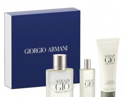 Acqua Di Gio Homme Edt 100MlGel 75MlMini 15Ml by Giorgio Armani Fashion