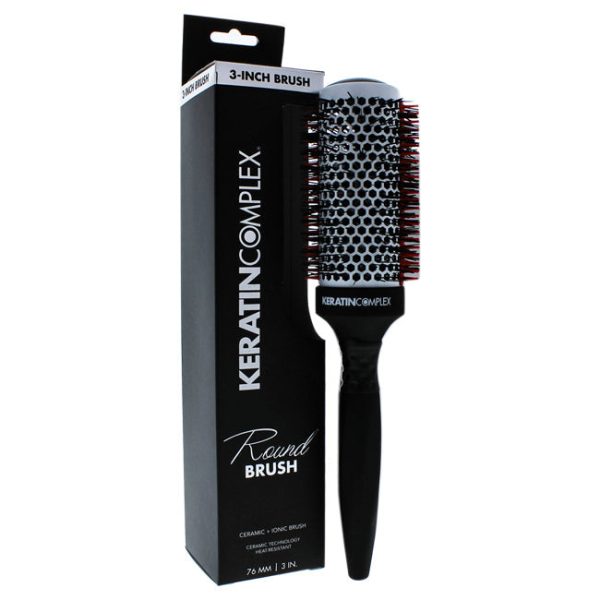 Keratin Complex Thermal Round Brush by Keratin Complex for Unisex - 3 Inch Hair Brush Online Hot Sale