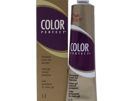 Wella Color Perfect Permanent Creme Gel Haircolor - 4N Medium Brown by Wella for Unisex - 2 oz Hair Color Online Hot Sale