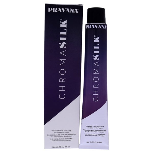 Pravana ChromaSilk Creme Hair Color - 4.56 Mahogany Red Brown by Pravana for Unisex - 3 oz Hair Color For Discount