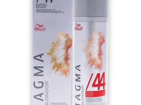 Wella Magma by Blondor Pigmented Lightener - 44 Red Intensive by Wella for Unisex - 4.2 oz Lightener Discount