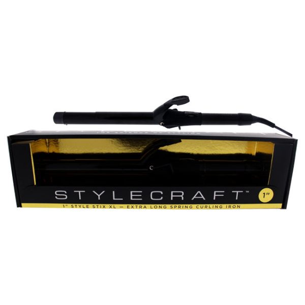 StyleCraft Style Stix XL Spring Curling Iron - SCSSXL1 by StyleCraft for Unisex - 1 Inch Curling Iron Online now