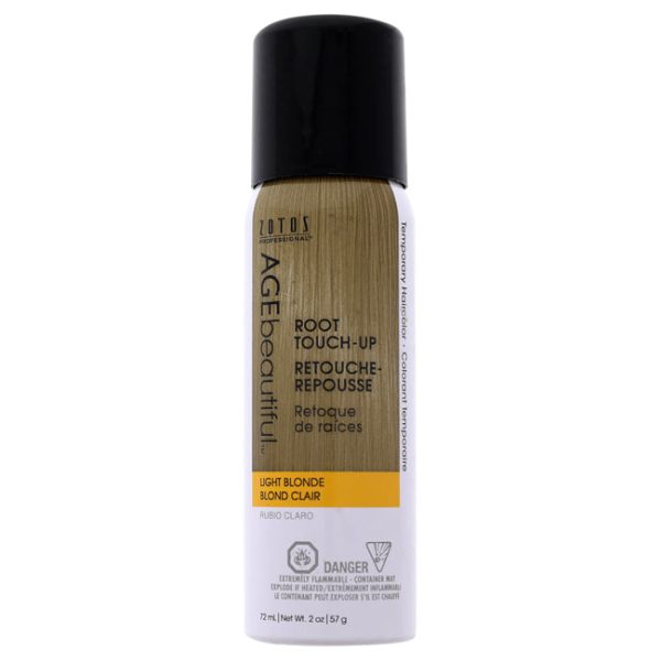 AGEbeautiful Root Touch Up Temporary Haircolor Spray - Light Blonde by AGEbeautiful for Unisex - 2 oz Hair Color Sale