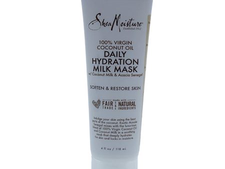 Shea Moisture 100% Virgin Coconut Oil Daily Hydration Milk Mask by Shea Moisture for Unisex - 4 oz Mask Sale