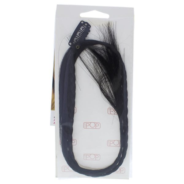 Hairdo Pop Two Braid Extension - R2 Ebony by Hairdo for Women - 15 Inch Hair Extension Fashion