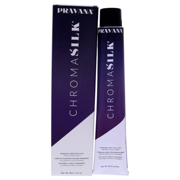 Pravana ChromaSilk Creme Hair Color - 5.6 Light Red Brown by Pravana for Unisex - 3 oz Hair Color Hot on Sale