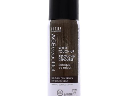 AGEbeautiful Root Touch Up Temporary Haircolor Spray - Light Golden Brown by AGEbeautiful for Unisex - 2 oz Hair Color on Sale