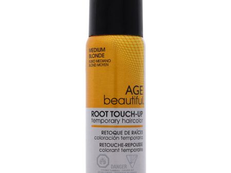 AGEbeautiful Root Touch Up Temporary Haircolor Spray - Medium Blonde by AGEbeautiful for Unisex - 2 oz Hair Color Fashion