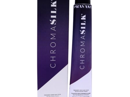 Pravana ChromaSilk Creme Hair Color - 5.5 Light Mahogany Brown by Pravana for Unisex - 3 oz Hair Color For Sale