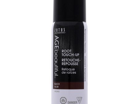 AGEbeautiful Root Touch Up Temporary Haircolor Spray - Black by AGEbeautiful for Unisex - 2 oz Hair Color Hot on Sale