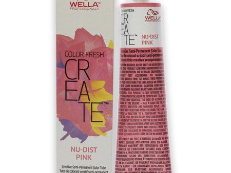 Wella Color Fresh Create Semi-Permanent Color - Nudist Pink by Wella for Unisex - 2 oz Hair Color Online Sale