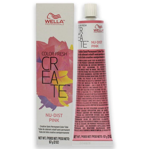 Wella Color Fresh Create Semi-Permanent Color - Nudist Pink by Wella for Unisex - 2 oz Hair Color Online Sale