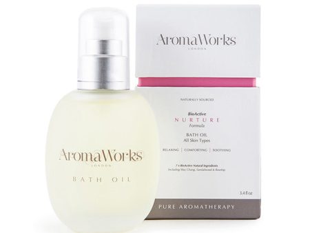 Aromaworks Nurture Bath Oil by Aromaworks for Unisex - 3.4 oz Oil Supply