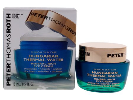 Peter Thomas Roth Hungarian Thermal Water Mineral-Rich Eye Cream by Peter Thomas Roth for Unisex - 0.5 oz Cream Online Hot Sale