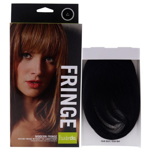 Hairdo Modern Fringe Clip In Bang - R1 Black by Hairdo for Women - 1 Pc Hair Extension For Discount