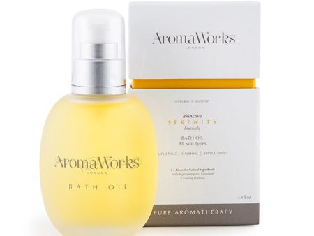 Aromaworks Serenity Bath Oil by Aromaworks for Unisex - 3.4 oz Oil For Cheap