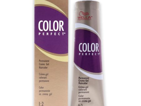 Wella Color Perfect Permanent Creme Gel Haircolor - 7WB Warm Medium Blonde by Wella for Unisex - 2 oz Hair Color Online Hot Sale