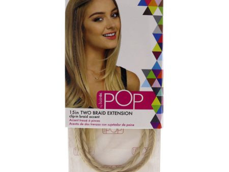 Hairdo Pop Two Braid Extension - R22 Swedish Blond by Hairdo for Women - 15 Inch Hair Extension Online Sale