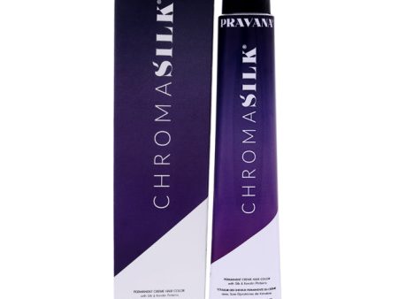 Pravana ChromaSilk Creme Hair Color - 6.5 Dark Mahogany Blonde by Pravana for Unisex - 3 oz Hair Color For Sale