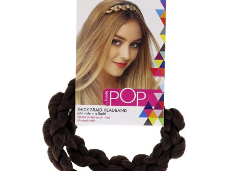 Hairdo Pop Thick Braid Headband - R6 30H Chocolate Copper by Hairdo for Women - 1 Pc Hair Band For Cheap