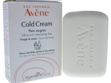 Avene Cold Cream Ultra Rich Cleansing Bar by Avene for Women - 3.5 oz Bar Soap Online now