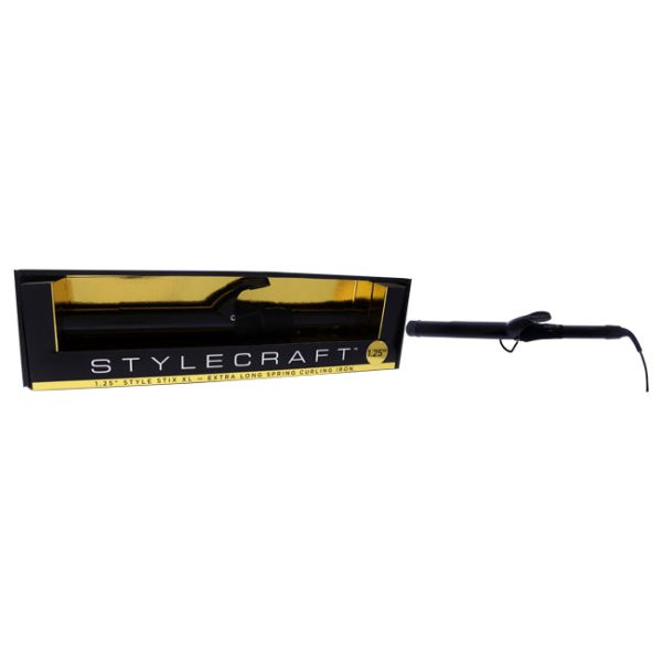 StyleCraft Style Stix XL Spring Curling Iron - SCSSXL125 by StyleCraft for Unisex - 1.25 Inch Curling Iron Online Sale