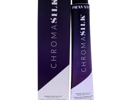 Pravana ChromaSilk Creme Hair Color - 5.11 Light Intense Ash Brown by Pravana for Unisex - 3 oz Hair Color Cheap