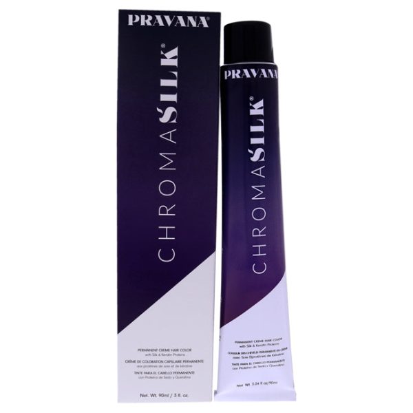 Pravana ChromaSilk Creme Hair Color - 5.11 Light Intense Ash Brown by Pravana for Unisex - 3 oz Hair Color Cheap