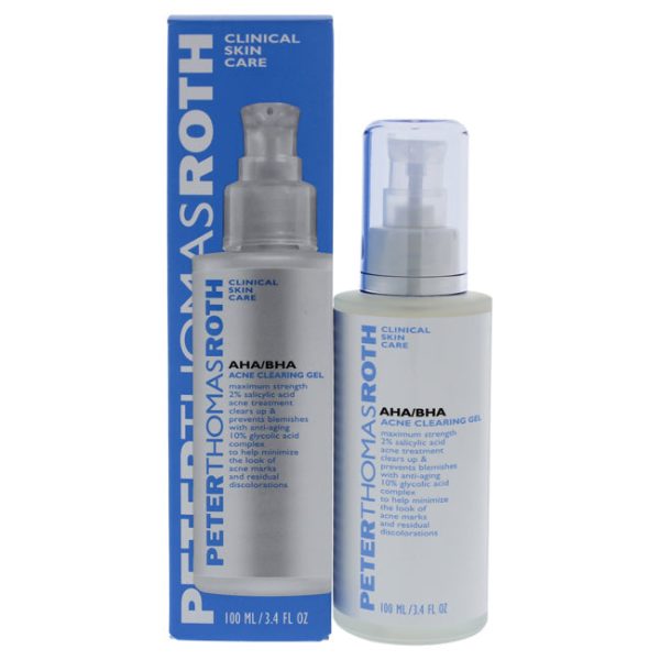 Peter Thomas Roth AHA-BHA Acne Clearing Gel by Peter Thomas Roth for Unisex - 3.4 oz Treatment For Cheap