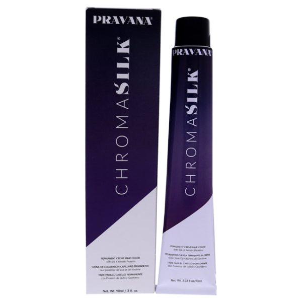 Pravana ChromaSilk Creme Hair Color - 5.66 Light Intense Red Brown by Pravana for Unisex - 3 oz Hair Color Cheap