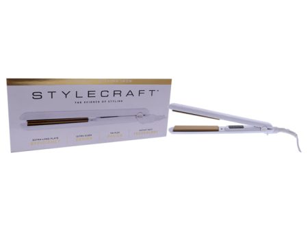 StyleCraft Ultra Styling Iron - SCUS1W White by StyleCraft for Unisex - 1 Inch Flat Iron Online