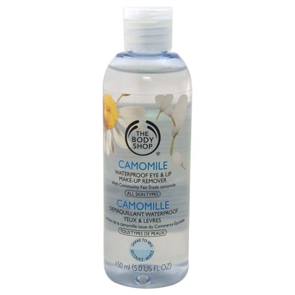 The Body Shop Camomile Waterproof Eye & Lip Makeup Remover by The Body Shop for Unisex - 5 oz Makeup Remover Online now