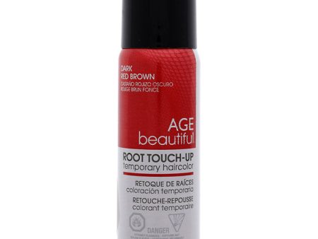 AGEbeautiful Root Touch Up Temporary Haircolor Spray - Dark Red Brown by AGEbeautiful for Unisex - 2 oz Hair Color For Sale