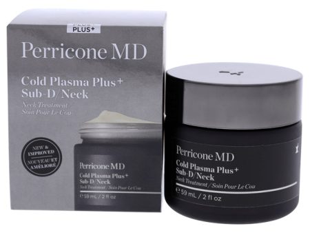 Perricone MD Cold Plasma Plus Sub-D Neck by Perricone MD for Women - 2 oz Treatment Hot on Sale