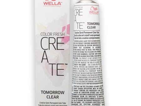 Wella Color Fresh Create Semi-Permanent Color - Tomorrow Clear by Wella for Unisex - 2 oz Hair Color Fashion