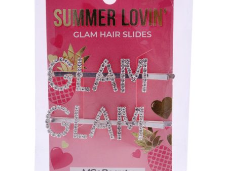 MCoBeauty Summer Lovin Glam Hair Slides by MCoBeauty for Women - 2 Pc Hair Clips (Limited Edition) Discount