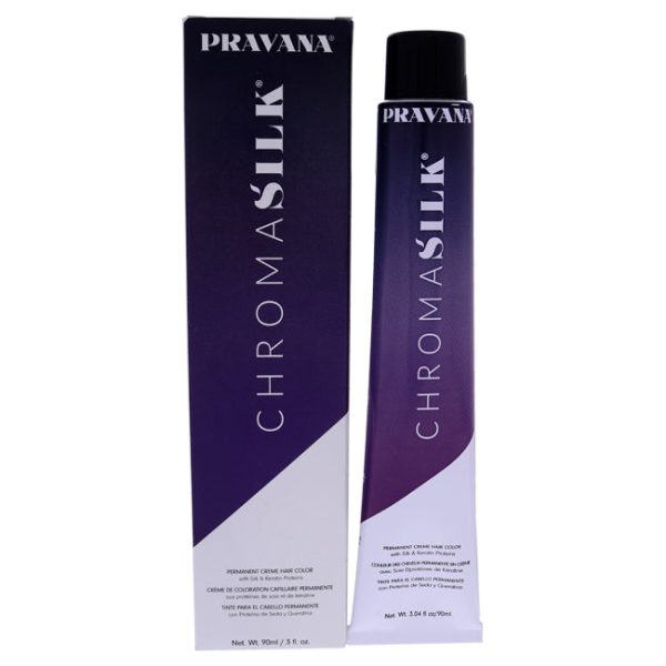 Pravana ChromaSilk Creme Hair Color - 5N Light Brown by Pravana for Unisex - 3 oz Hair Color For Sale