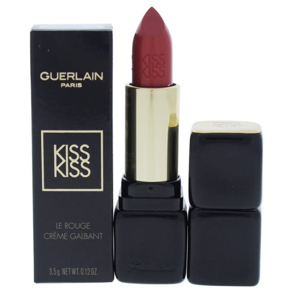 Guerlain KissKiss Shaping Cream Lip Colour - # 320 Red Insolence by Guerlain for Women - 0.12 oz Lipstick on Sale