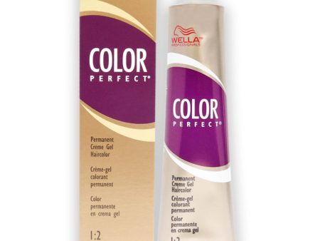 Wella Color Perfect Permanent Creme Gel Haircolor - 5BR Light Brown Red by Wella for Unisex - 2 oz Hair Color Online Sale