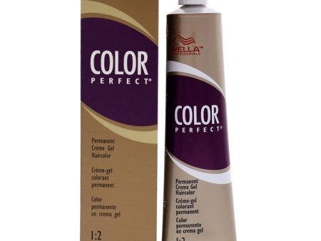 Wella Color Perfect Permanent Creme Gel Haircolor - 9A Pale Ash Blonde by Wella for Unisex - 2 oz Hair Color For Sale