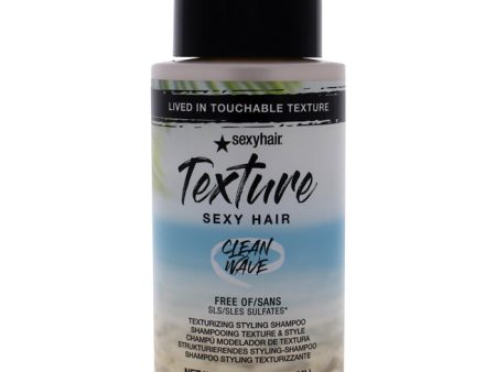 Sexy Hair Sexy Hair Texture Clean Wave Texturizing Styling Shampoo by Sexy Hair for Unisex - 10.1 oz Shampoo For Sale