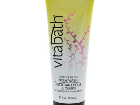 Vitabath Luscious Lemon Creme Body Wash by Vitabath for Unisex - 10 oz Body Wash Online Hot Sale