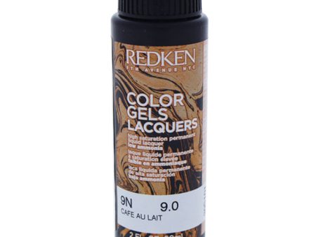 Redken Color Gels Lacquers Haircolor - 9N Cafe Au Lait by Redken for Unisex - 2 oz Hair Color For Sale