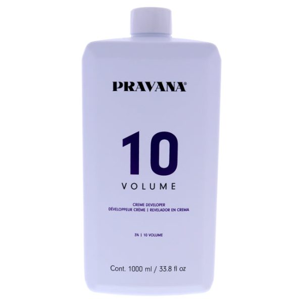 Pravana Creme Developer 10 Volume by Pravana for Unisex - 33.8 oz Treatment Online now