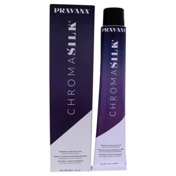 Pravana ChromaSilk Creme Hair Color - 6.11 Dark Intense Ash Blonde by Pravana for Unisex - 3 oz Hair Color Cheap