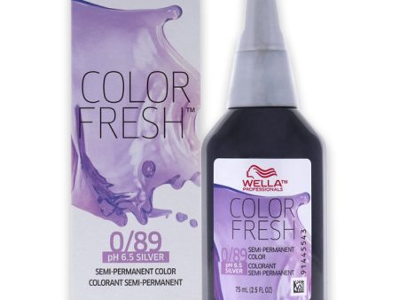 Wella Color Fresh Semi-Permanent Color - 0 89 Pearl Cendre by Wella for Unisex - 2.5 oz Hair Color on Sale