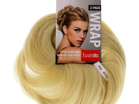 Hairdo Style-a-do And Mini-do Duo Pack - R22 Swedish Blonde by Hairdo for Women - 2 Pc Hair Wrap Online Sale