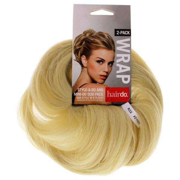 Hairdo Style-a-do And Mini-do Duo Pack - R22 Swedish Blonde by Hairdo for Women - 2 Pc Hair Wrap Online Sale