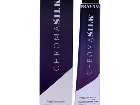 Pravana ChromaSilk Creme Hair Color - 5.45 Light Copper Mahogany Brown by Pravana for Unisex - 3 oz Hair Color Fashion