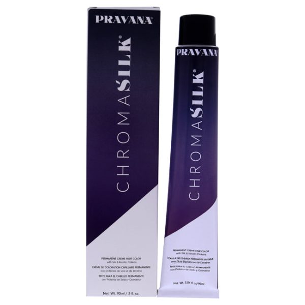 Pravana ChromaSilk Creme Hair Color - 5.45 Light Copper Mahogany Brown by Pravana for Unisex - 3 oz Hair Color Fashion